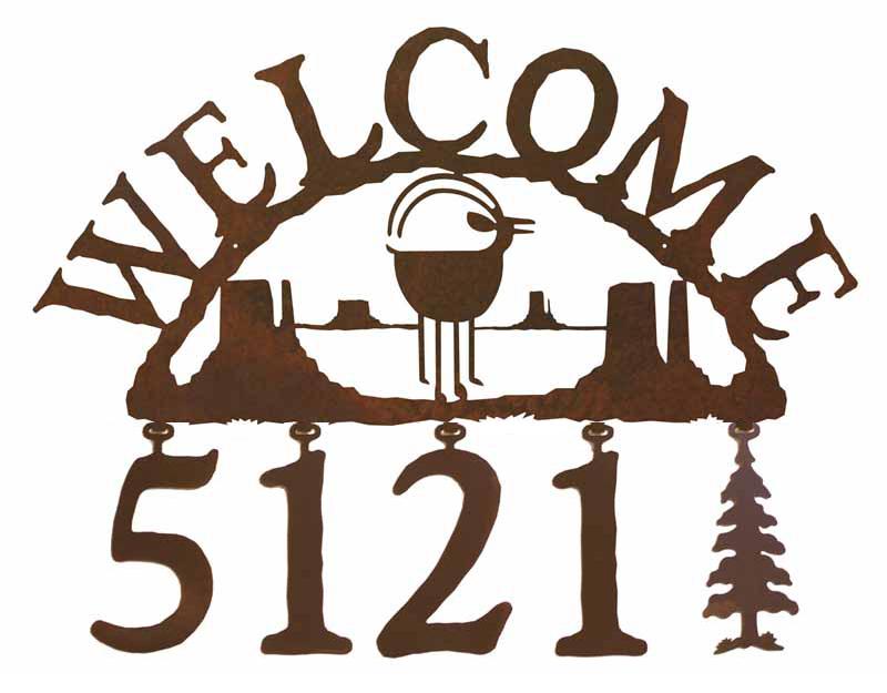 Ram Goat Address Welcome Sign – Inspired by the Outdoors