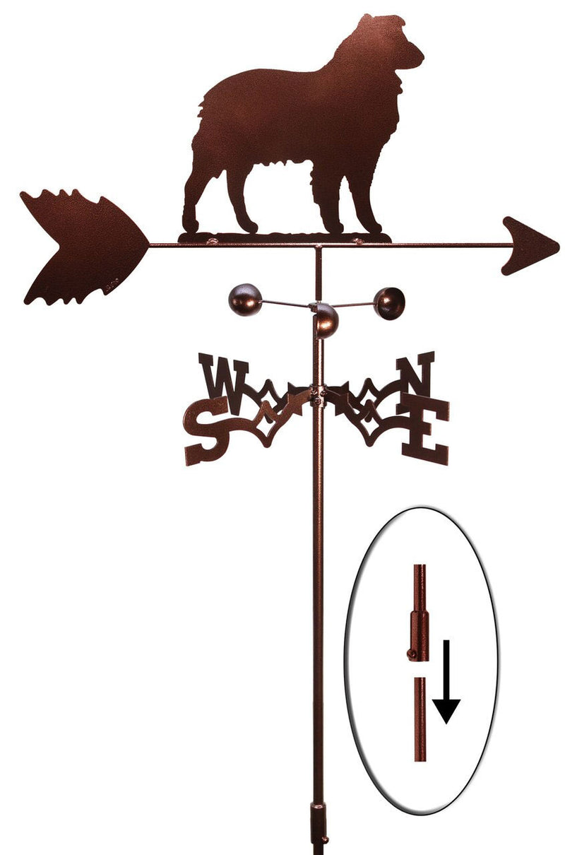 Australian Shepherd Dog Design Weathervane