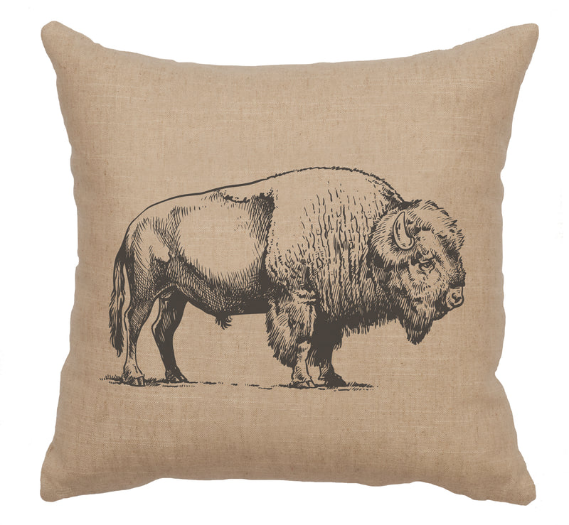 Buffalo Linen Natural Throw Pillow